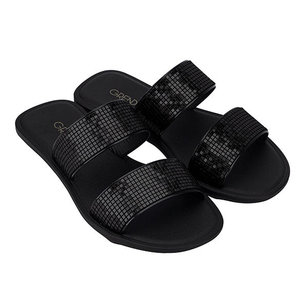 Grendha Buriti Icone Slide Black