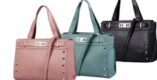 Load image into Gallery viewer, Pierre Cardin Abbey Studded Satchel
