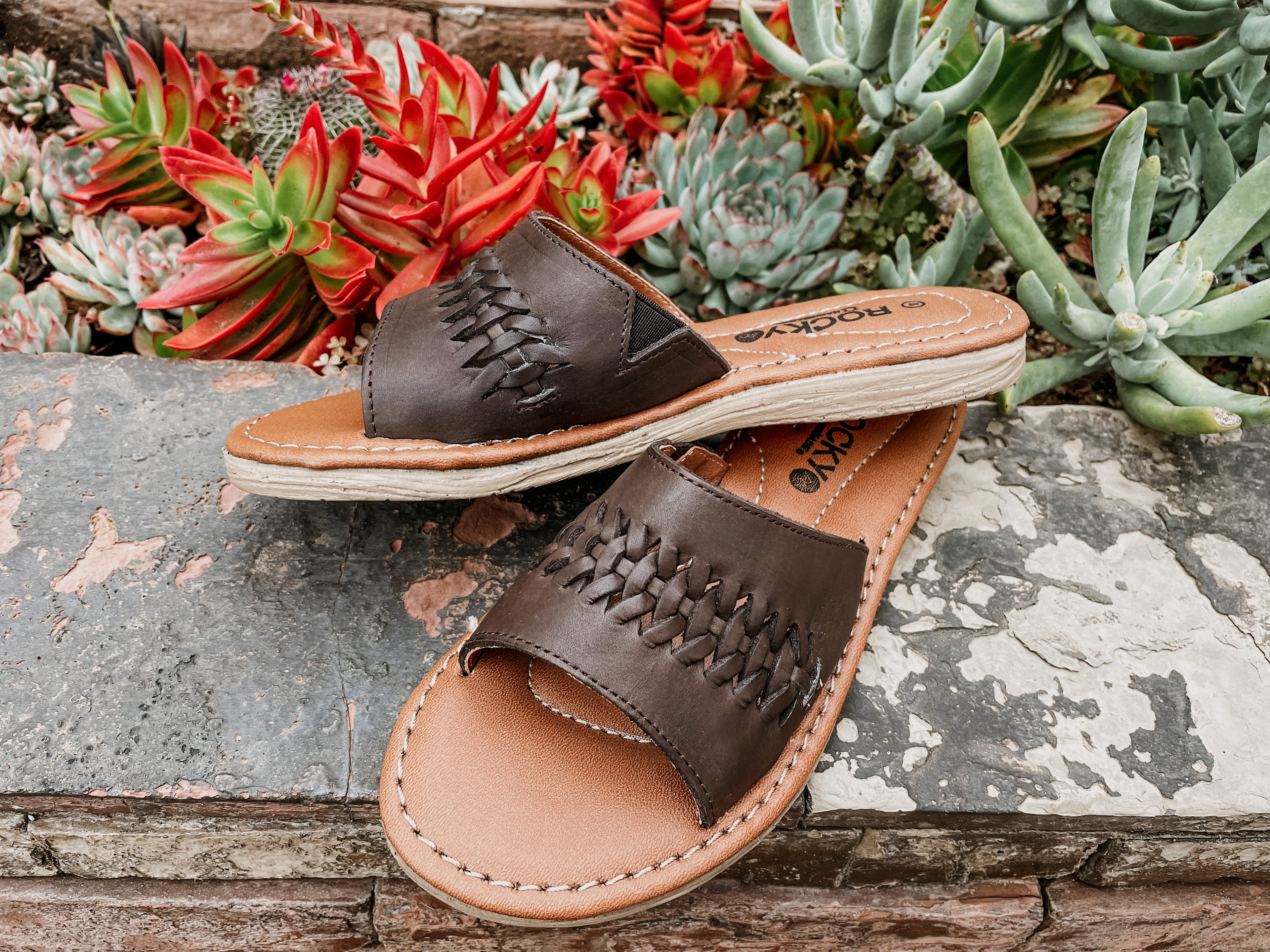 Rocky Ladies Leather Sandals