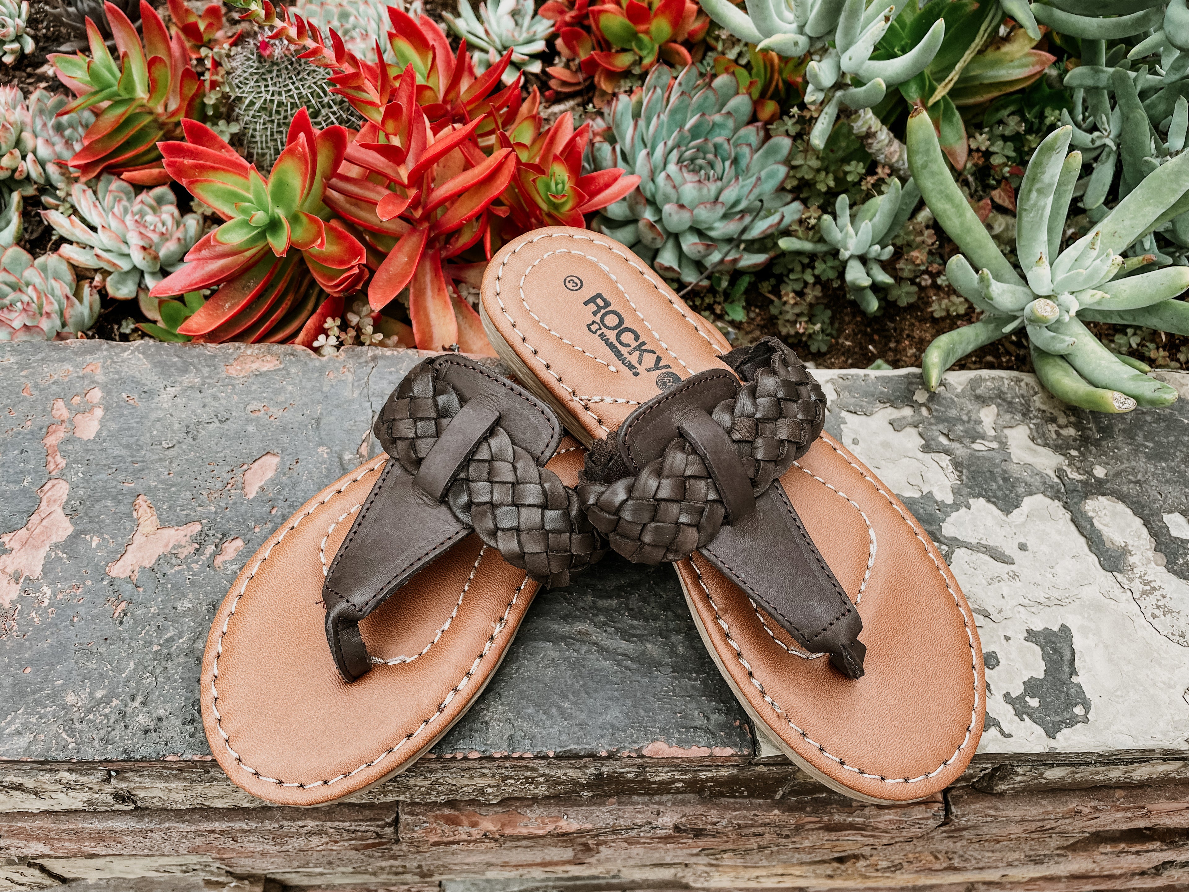 Rocky Ladies Leather Sandals