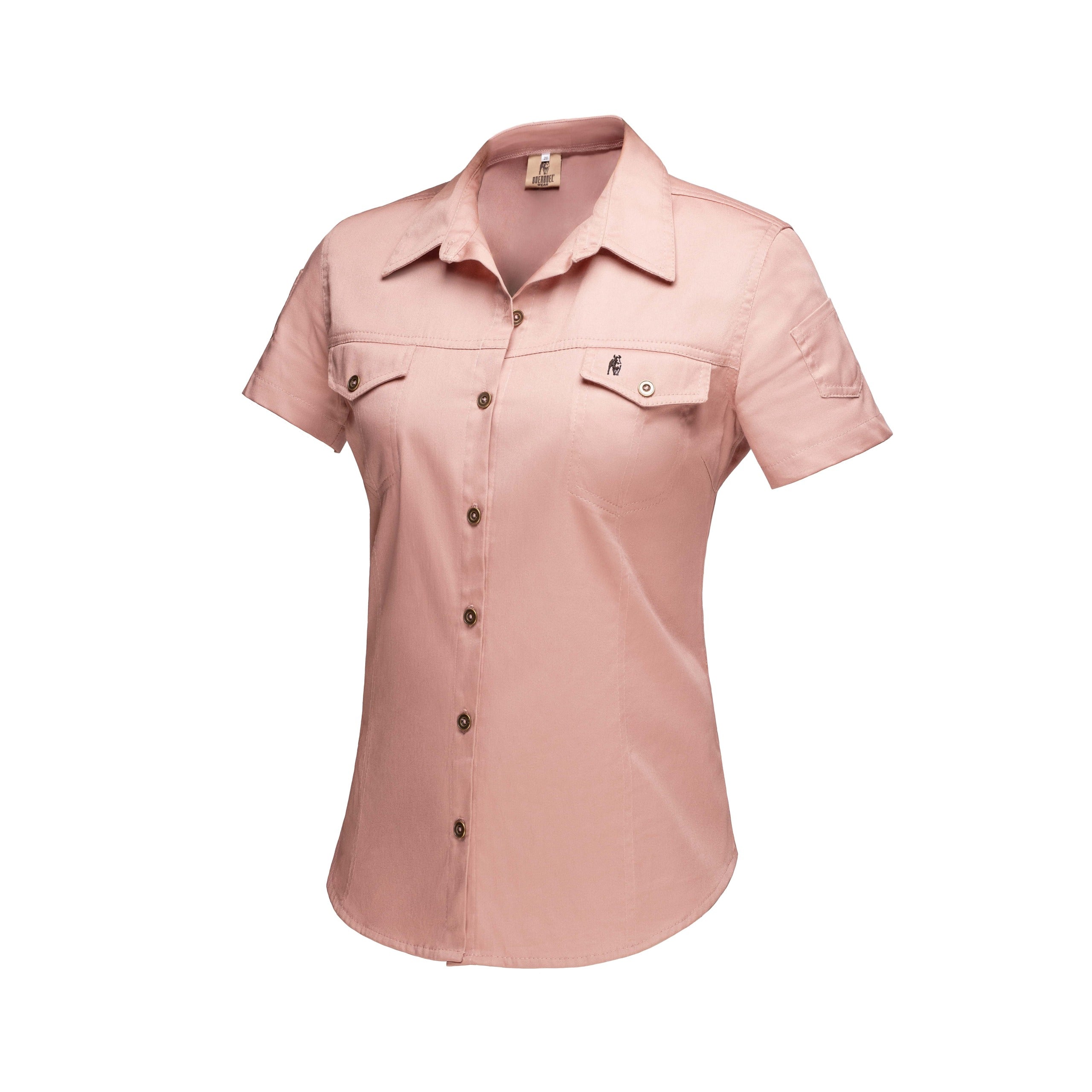 Boerboel Ladies Kalahari Shirt S/S - Blush Pink