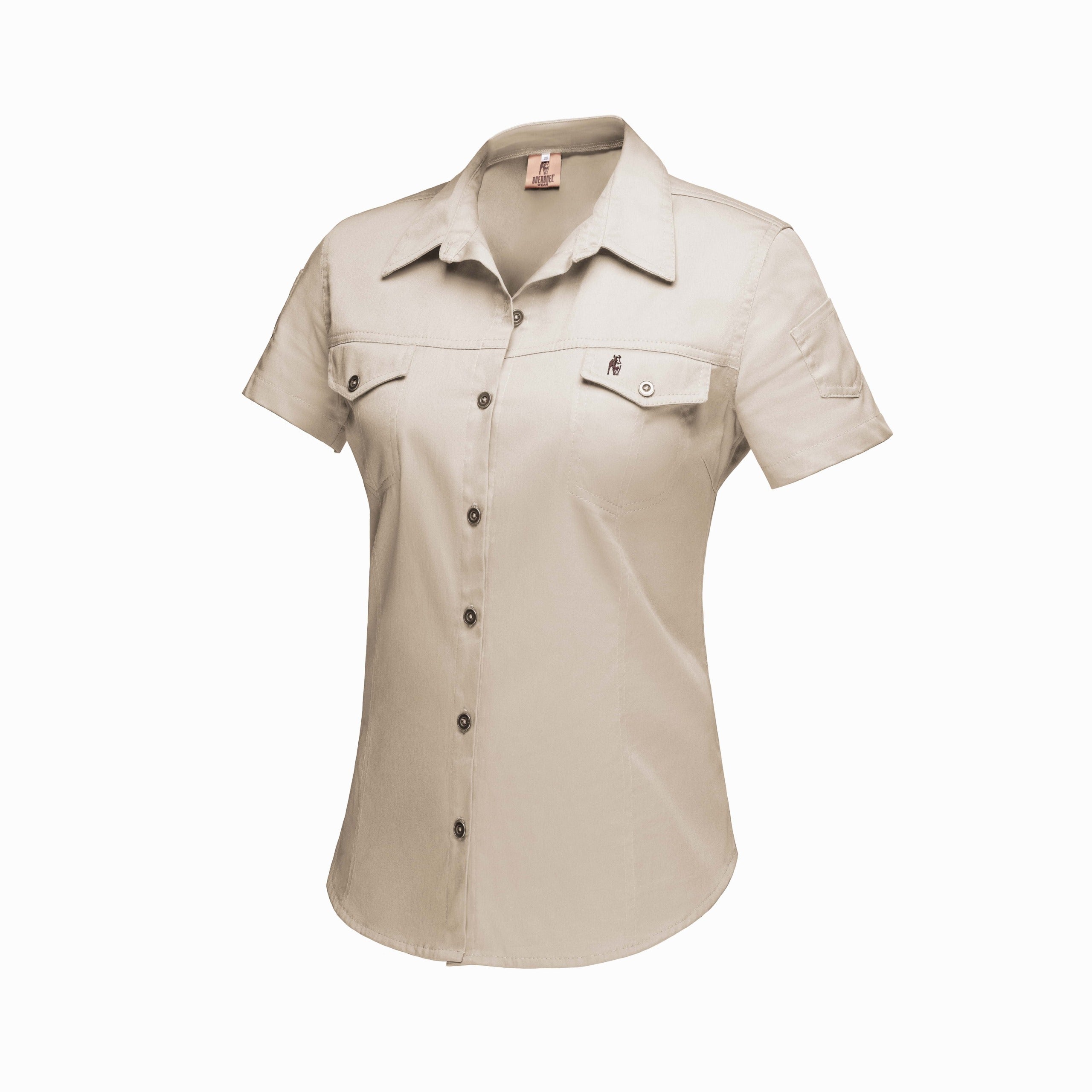 Boerboel Ladies Kalahari Shirt S/S - Stone