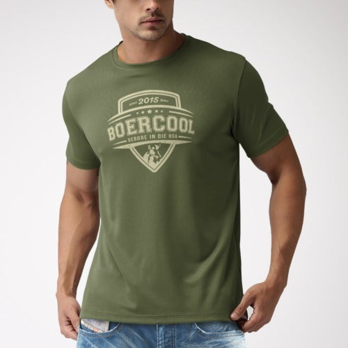 Boerboel Men's Premium Cotton T-Shirt Printed- Boer Cool