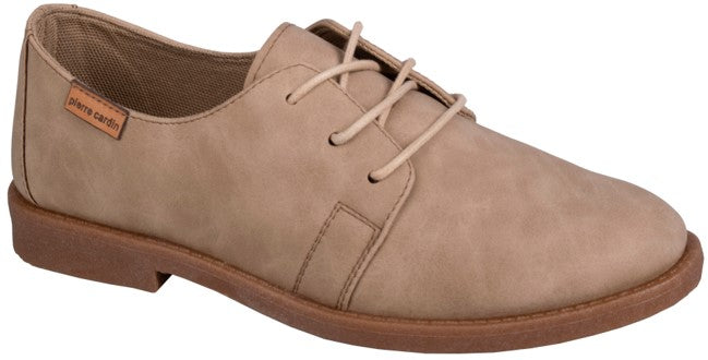 Pierre Cardin Comfort nubuck Pu lace up - SAND