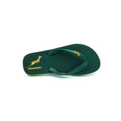 Veldskoen Plakkie Springbok (Green and Yellow)
